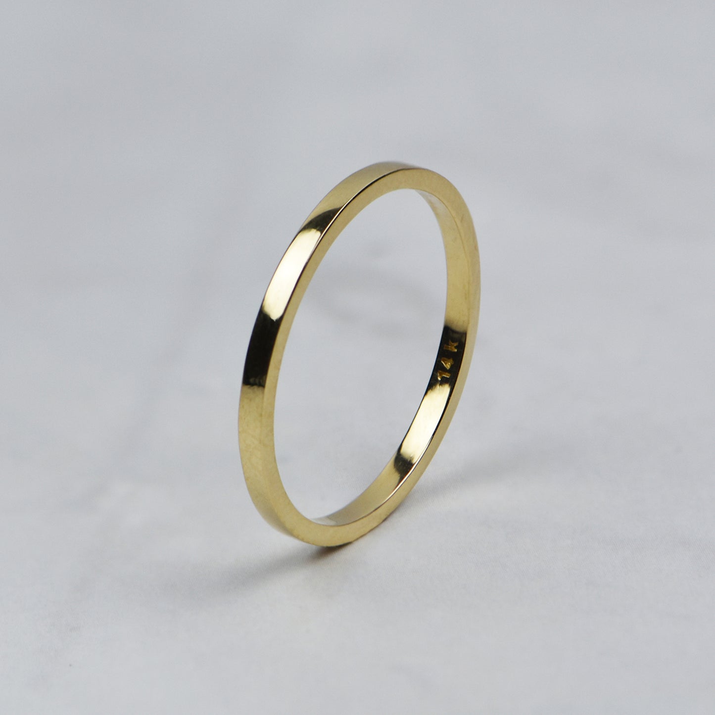 14k Gold Simple Fashion Band